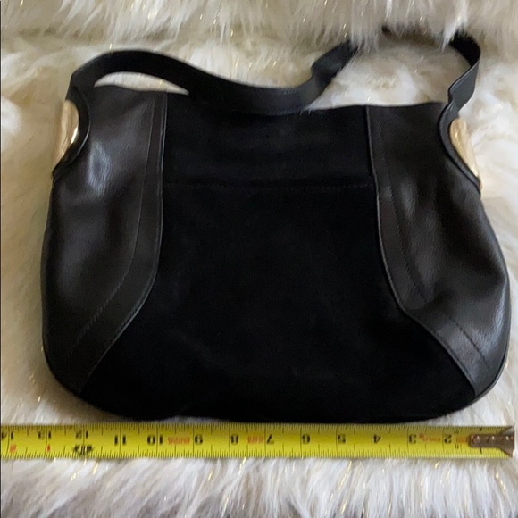 B Makowsky leather and suede purse - Picture 6 of 7